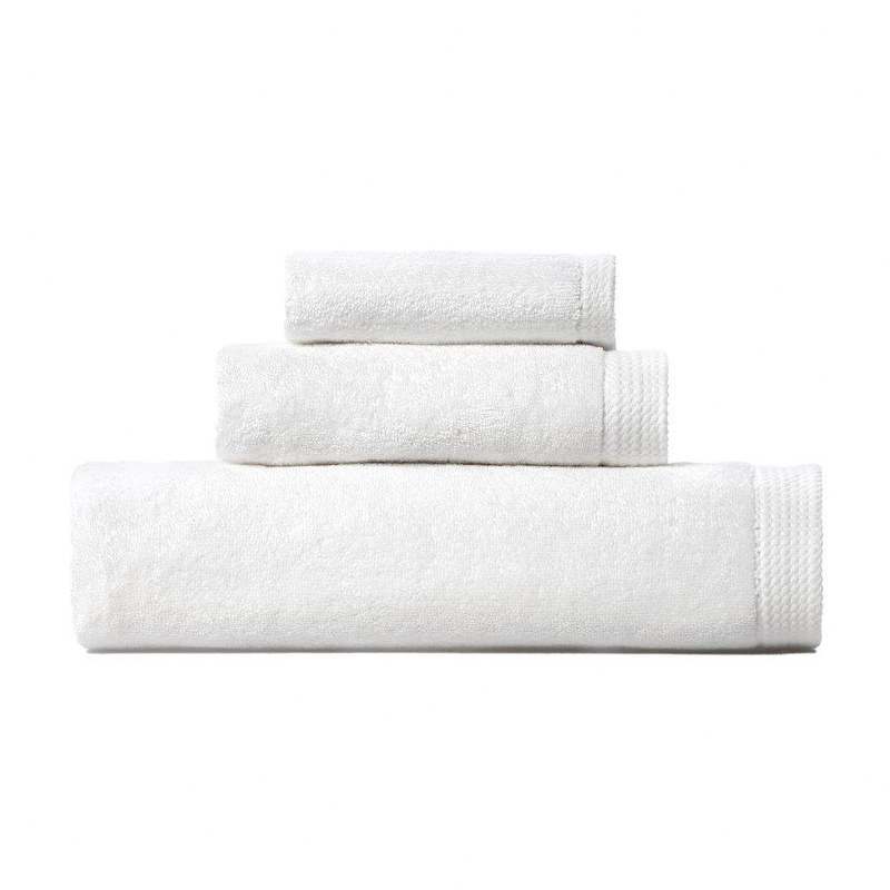 Πετσέτα Βαμβακερή Σώματος 90x150εκ. White Premium CRYSPO TRIO 02.100.05 (Ύφασμα: Βαμβάκι 100%, Χρώμα: Λευκό, Μέγεθος: Σώματος) - CRYSPO TRIO - 02.100.05